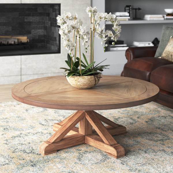 Greyleigh™ Abasi Pedestal Coffee Table & Reviews Wayfair